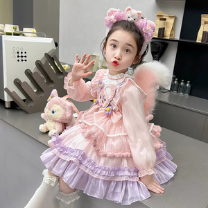 玲娜贝儿裙女童生日洛丽塔连衣裙儿童女孩万圣节服装春秋公主裙子