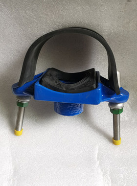球墨铸铁鞍形管道旁通器分水卡DN80X25内丝分口DN100X25 DN125X25