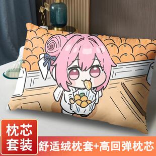doro抱枕胜利女神周边桃乐丝表情包枕头双面图案学生宿舍靠垫