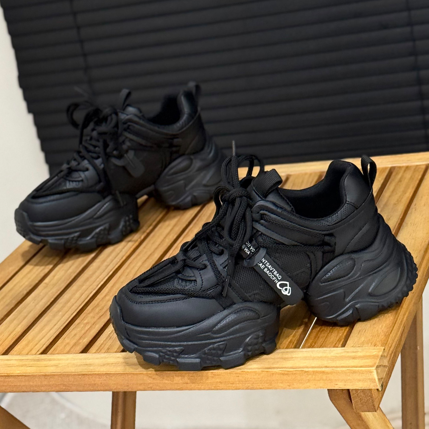 增高6cm厚底老爹鞋女运动休闲鞋