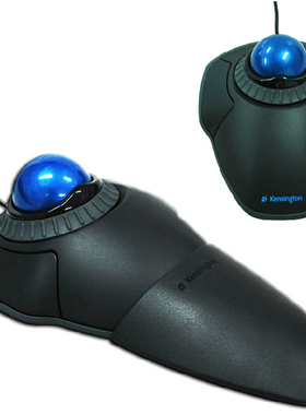 肯辛通KensingtonK72337轨迹球鼠标制图作图美工光学鼠标带控制环