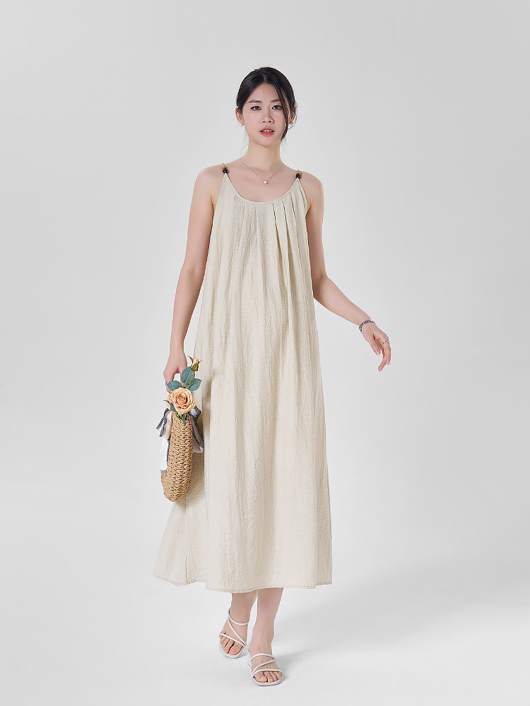 MATERNITY DRESS SUMMER SEASIDE RESORT STYLE SUNDRESS SUMMER DRESS 2025 NEW FRENCH GENTLE STYLE LONG DRESS SUMMER