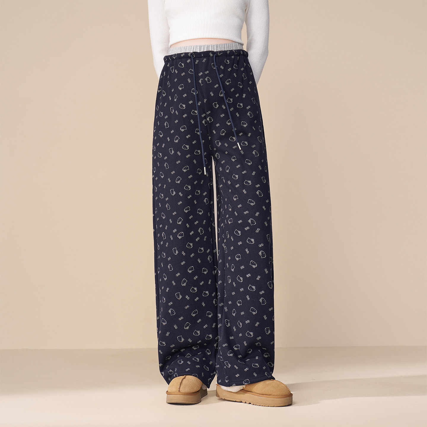 MASANON孕妇裤2026新款冬装孕期加绒加厚长裤KT猫阔腿裤秋冬外穿,孕妇装/孕产妇用品/营养,孕妇休闲裤,淘宝优惠券,粉丝福利购,淘宝优惠卷