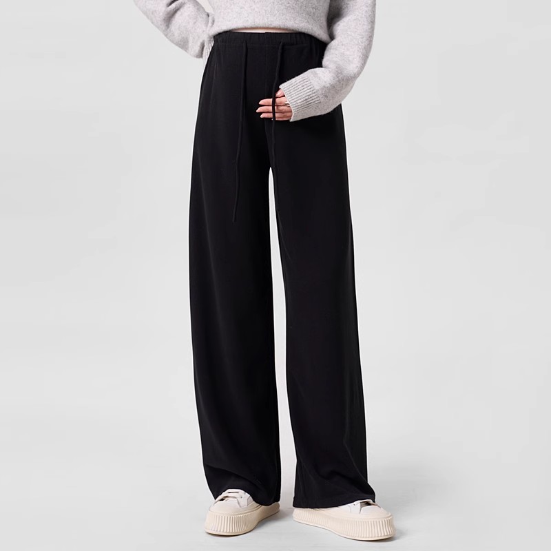 MASANON孕妇休闲裤加绒阔腿裤