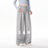 子春夏小个子孕期阔腿长裤 莱赛尔天丝裤 春外穿 春装 MASANON孕妇裤