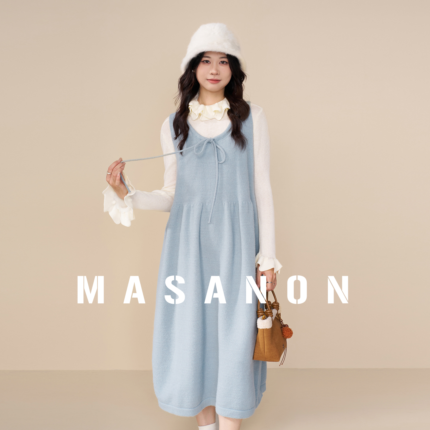 MASANON孕妇打底衫连衣裙两件套