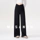 春款 MASANON孕妇裤 孕早期不勒肚子阔腿裤 天丝直筒裤 春夏外穿大码