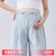 冰丝阔腿裤 薄款 2026新款 孕期无托腹休闲长裤 外穿 孕妇裤 夏装 子夏季