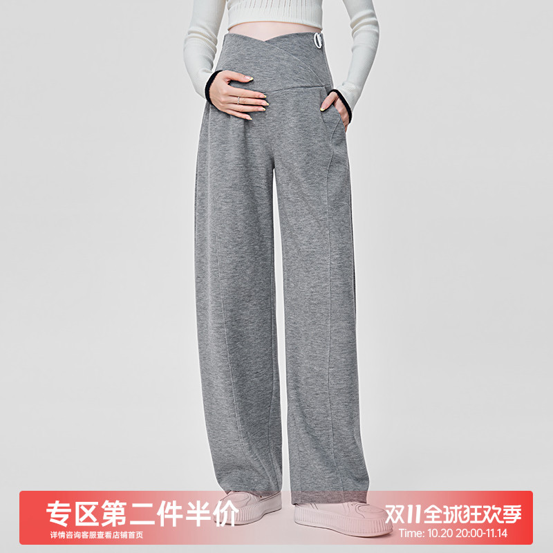 MASANON孕妇休闲运动卫裤春秋款
