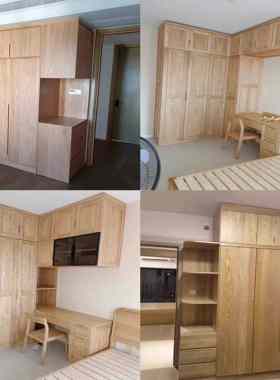 全屋定制纯实木欧式衣柜家具工厂