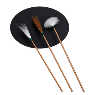 采耳羽毛掏耳神器打耳朵毛毛竹柄鸡毛鹤毛棒挖耳勺工具鹅毛棒