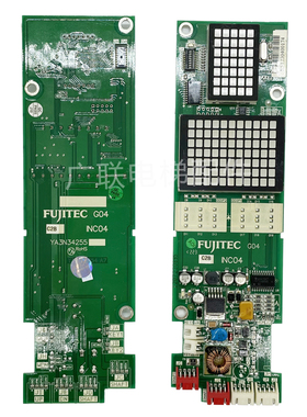 富士达电梯外呼显示板/INC04/INC03/YA3N34255外呼板全新现货质保