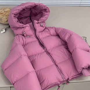 波拉韩国童装女童羽绒服冬款儿童加厚外套90白鸭绒韩版面包服年装