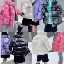 韩国潮牌童装男女童加厚短款外套冬季新款90白鸭绒儿童免洗羽绒服