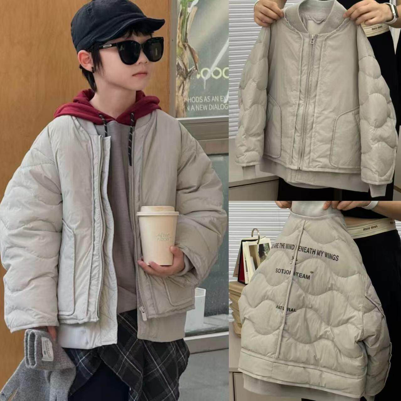 儿童羽绒服秋冬新款宽松加厚