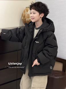 听集正版波拉韩国儿童装外套秋冬款男女童加厚保暖白鸭绒羽绒服