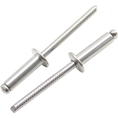 304不锈钢抽芯铆钉扁圆装潢拉卯