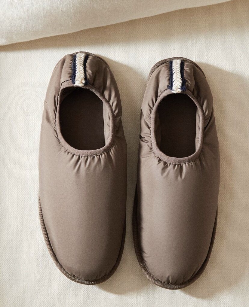 zarahome男款家居拖鞋秋冬款