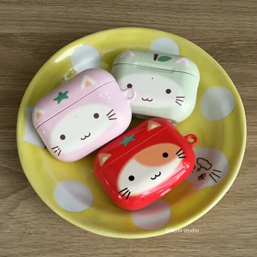 ins风Y2K可爱猫咪AirPods4保护套