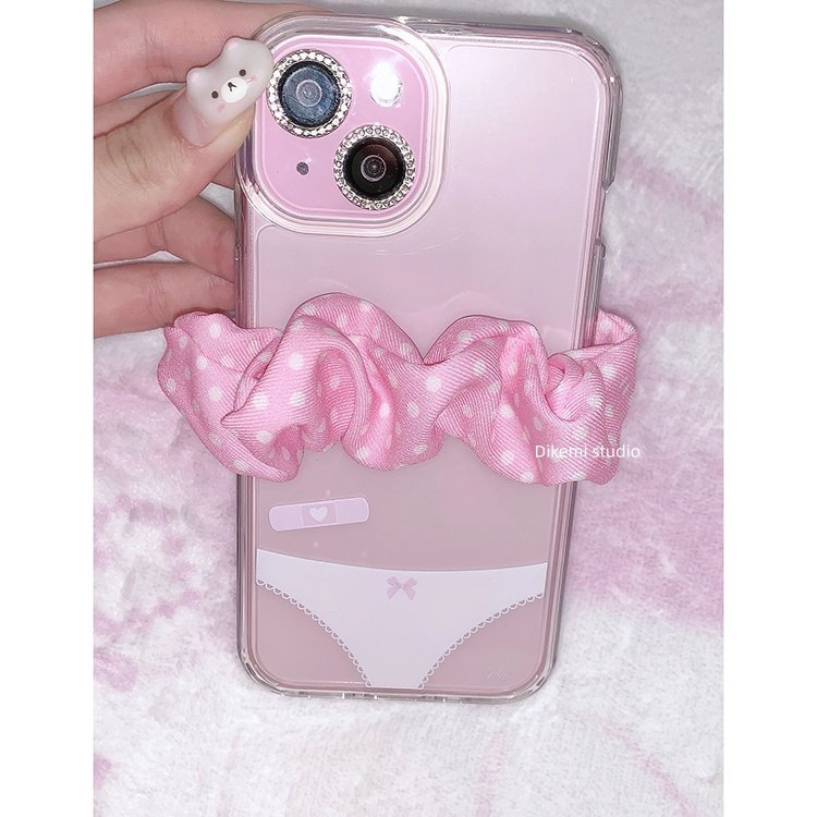 韩国ins小众个性设计甜美少女心天使的内衣17透明软壳适用iPhone16promax苹果15promax/14/13/12手机保护套,3C数码配件,手机保护套/壳,淘宝优惠券,粉丝福利购,淘宝优惠卷