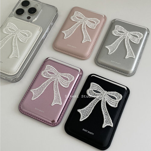 苹果17小众甜美磁吸卡包手机壳