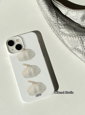 韩国ins小众设计大蒜17菲林壳适用iphone17pro/16promax/苹果15promax/13/12/14手机壳保护套