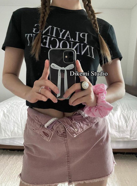 韩国ins小众baby酱同款温柔法式少女心蝴蝶结印花17软壳适用iphone16promax/17pro苹果15/12全包14透明保护套