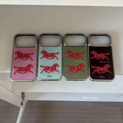 韩国ins小众Y2K甜酷星星小马手机壳适用iphone16promax苹果17promax/13/12/14全包15pro手机保护套时尚