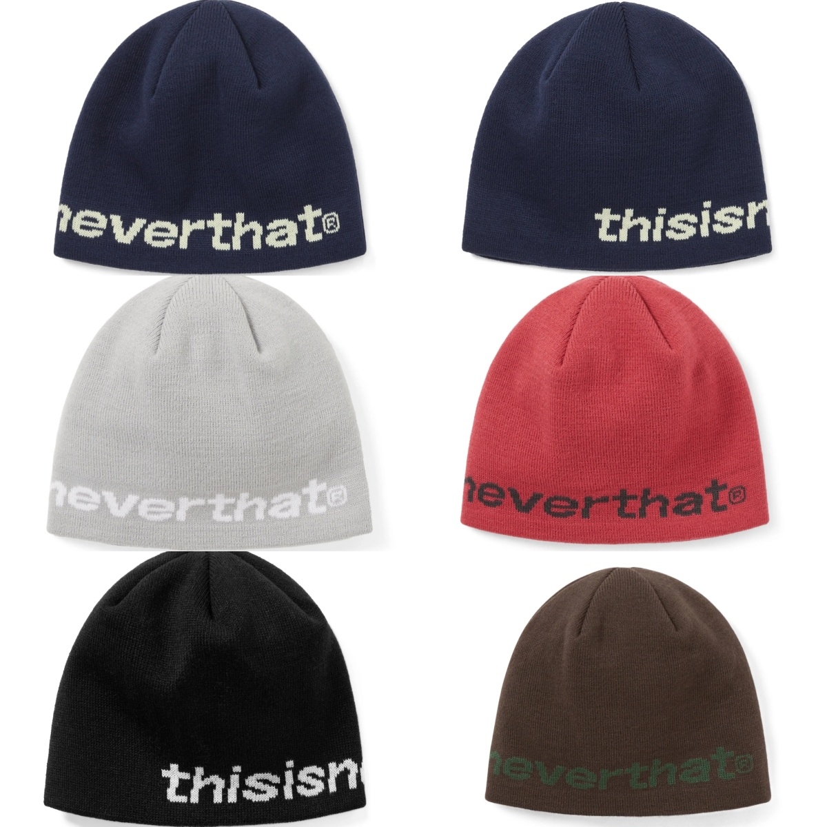 THISISNEVERTHAT纯棉保暖五色帽