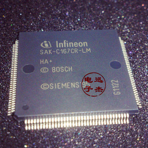 SAK-C167CR-LM HA+ MQFP144 16位C166微控制器 全新原装