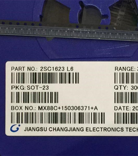 贴片三极管 2SC1623 L6丝印 SOT23 0.1A/50V 3K/盘=60元 100只4元