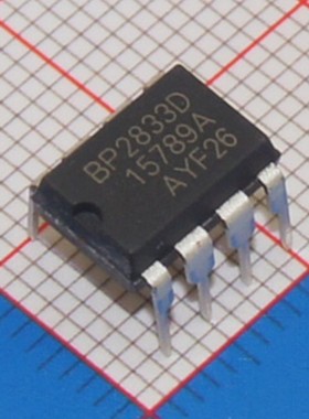 BP2833D 全新原装正品 BP2833D 非隔离恒流驱动 直插DIP-8