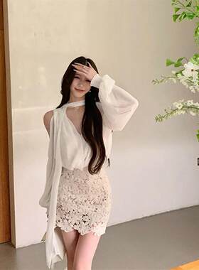 性感纯欲套装女夏季巨好看短裙子