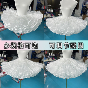 四季鲸洛丽塔超暴力鸭屁股狗短飞天裙撑无骨软纱暴力lolita裙撑