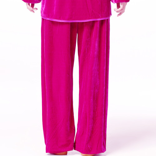 高档加厚不倒绒太极裤