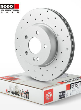 菲罗多前刹车盘DDF2207DC-1-D适用奔驰M系列W166底盘ML350制动盘