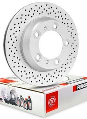 菲罗多DDF1693C-1-D前刹车盘适用奔驰C200K C230 C280 打孔盘
