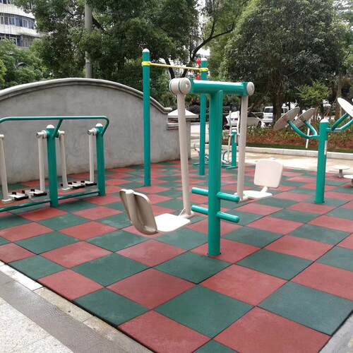 室胶外学幼园防水防滑减震橡地板 游乐场健身校房橡儿胶地垫QXQ厂