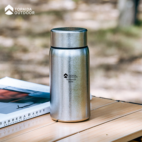 纯钛迷你保温杯小容量户外出差旅行精致轻巧便携随行高颜值口袋杯