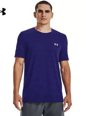 安德玛UA春RUSH Seamless男子训练运动短袖T恤百搭休闲1376781