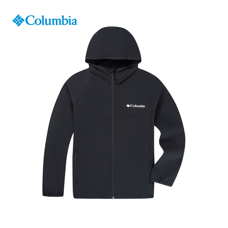 哥伦比亚Heather Canyon户外男款拒水连帽软壳衣夹克WE5206/1207