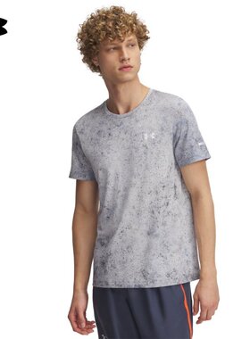 安德玛官方UA春夏Seamless Stride男渐变跑步运动短袖T恤1388043