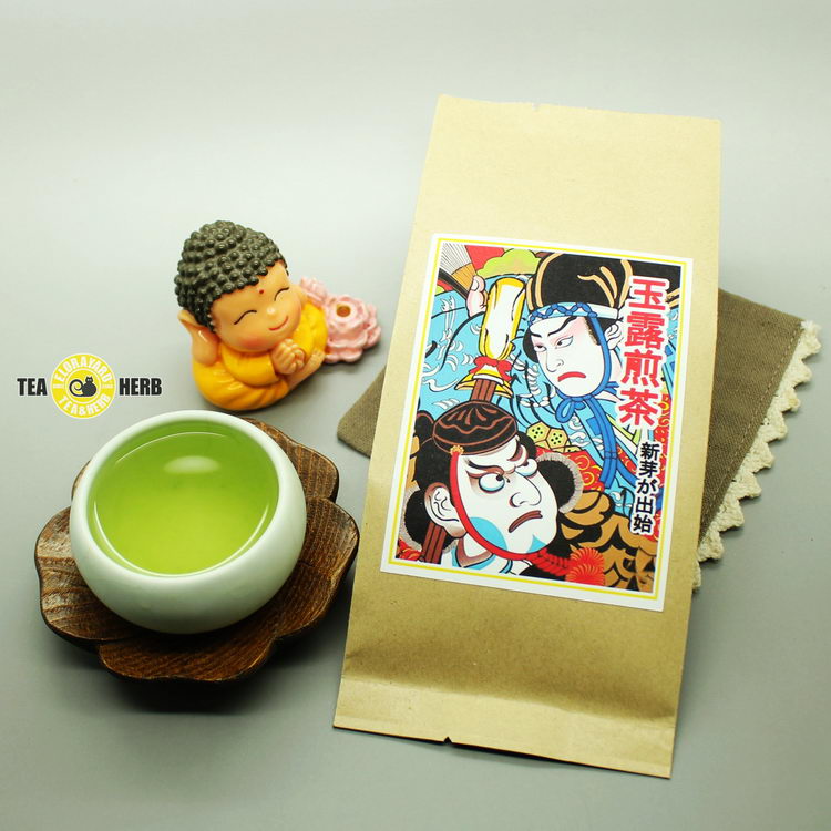 【玉露煎茶せんちゃ】日式绿茶/蒸青茶 50gX1袋 茶 特色产区绿茶 原图主图