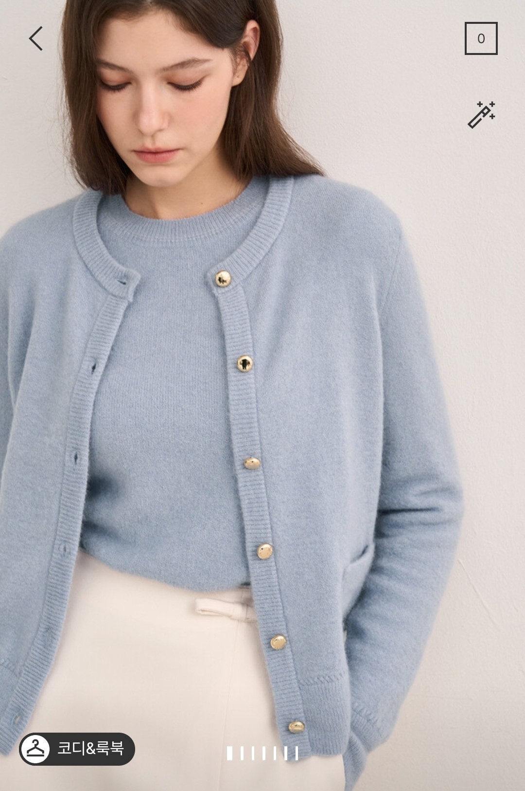 潮流直邮  韩国SJSJ正品  24冬 时尚羊绒开衫 SJ2EAKCD966W