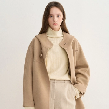 潮流直邮  韩国SJSJ 专柜 2025年冬 毛呢短外套SJ2FBROT244W