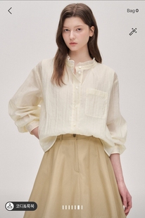 时尚 潮流直邮 韩国SJSJ正品 26春. SJ2G4WBL081W 衬衫