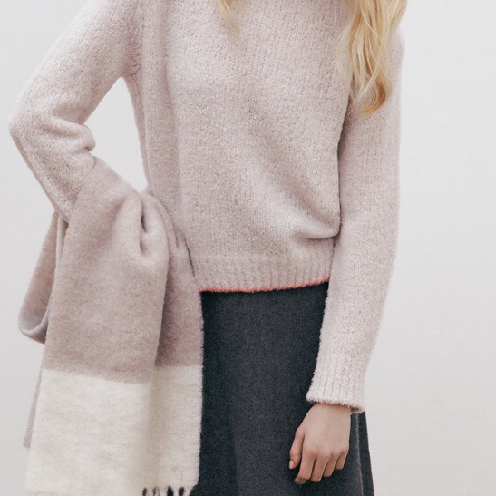 潮流直邮 韩国SJSJ正品  25年冬  圆领针织衫 SJ2FB-KTOQ92W