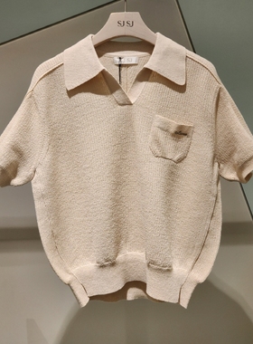 潮流直邮 SJSJ 韩国代购 2024夏 针织衫 SJ2E5-KTOE04W