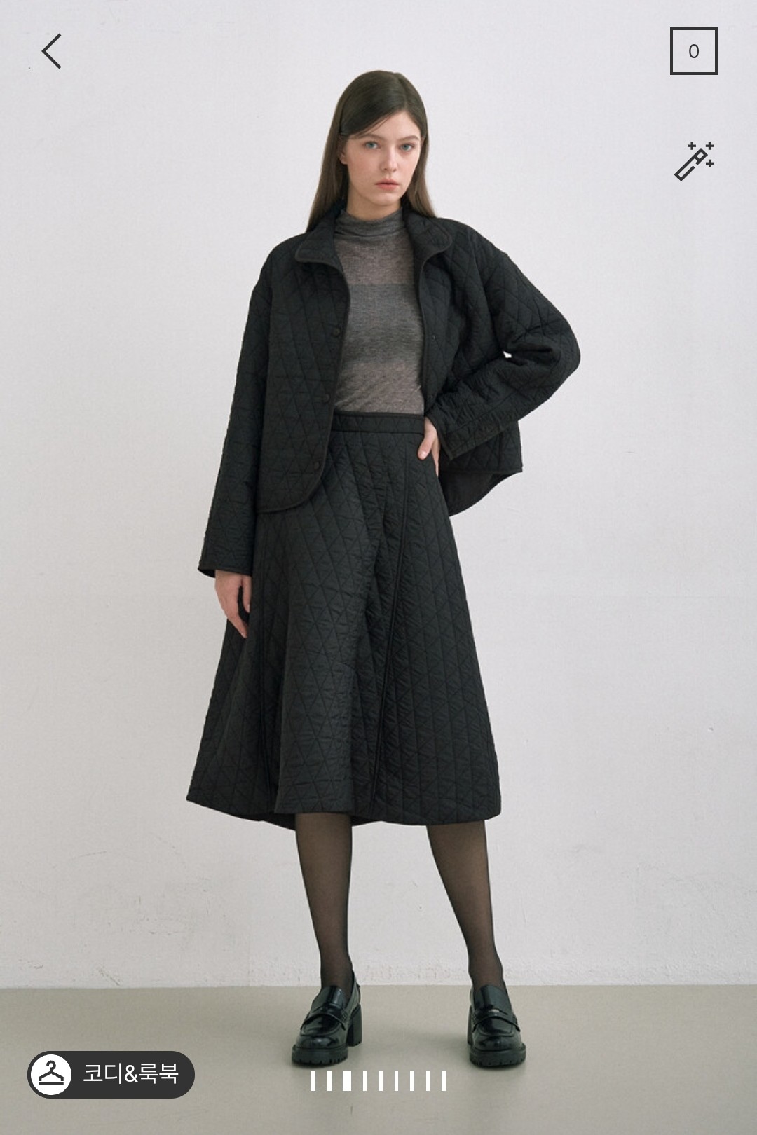 潮流直邮 韩国SJSJ正品 24冬 夹棉半身裙SJ2EAWSCE59W