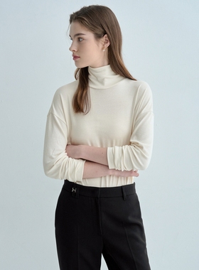 潮流直邮  韩国SJSJ正品  24秋冬  基础打底衫 高领SJ2E9TTO621W